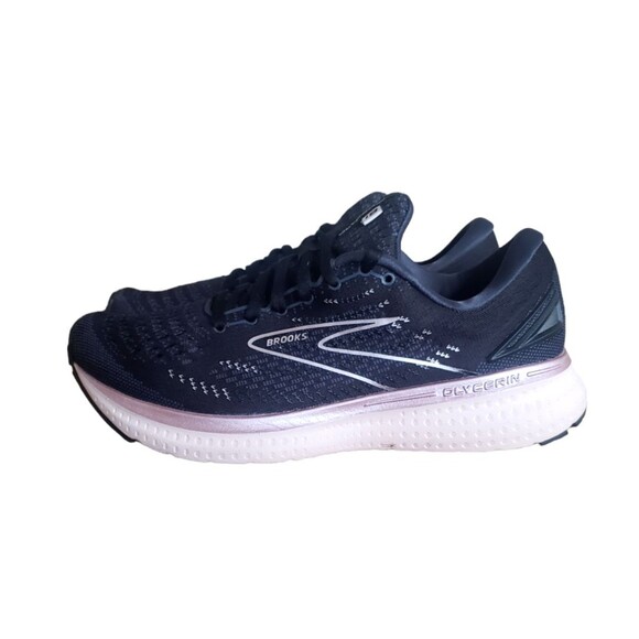 Brooks Glycerin 19 Women's Size 9.5 Black Metallic Cushioned Running Shoes - Picture 6 of 11